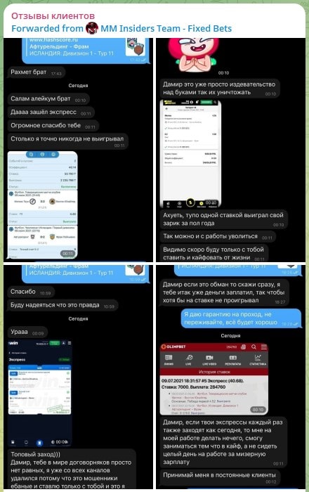 Отзывы о каппере Дамире Нургалиеве