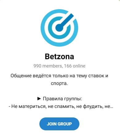 Betzona в Телеграмм