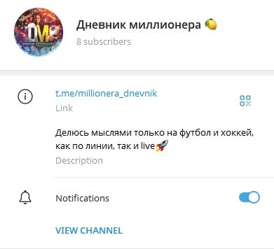ТГ Дневник Миллионера