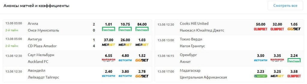 Анонсы матчей на Superbet